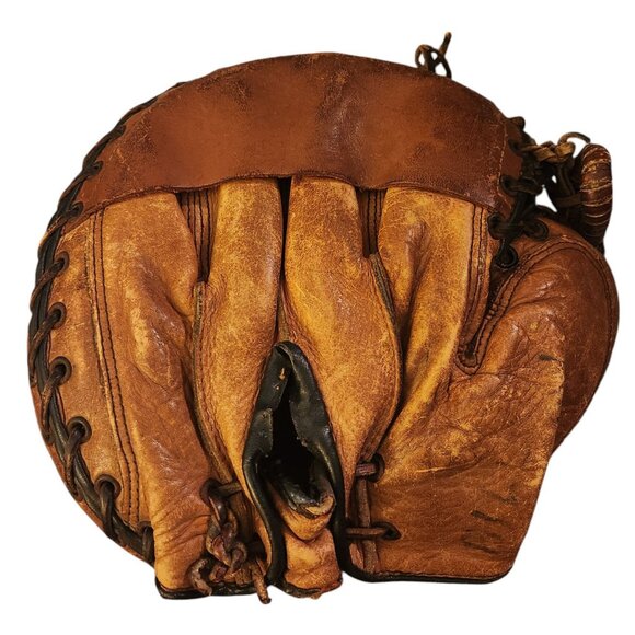 Denkert | Other | Vintage 94s Denkert Leather Catchers Mitt Glove Del ...